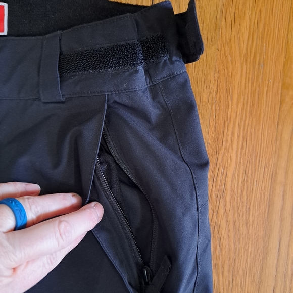 Rossignol Women's Ski Pants Size 14 Black Adjustable Waist Straight Leg Winter - Picture 7 of 14